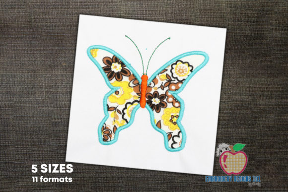 Beautiful Butterfly Applique Pattern