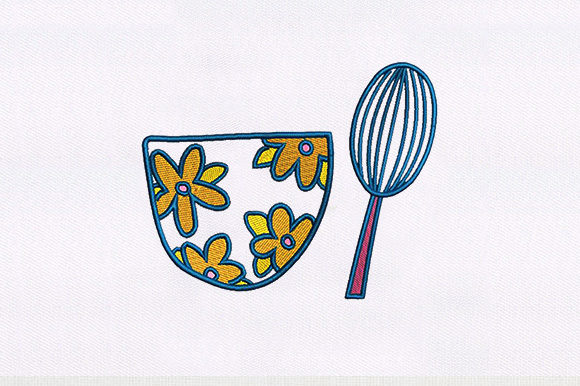 Bowl with Egg Mixer