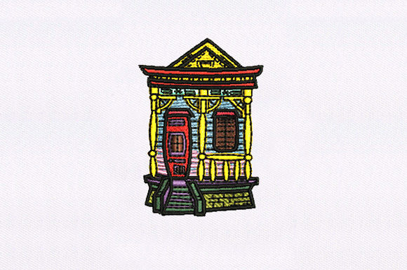 Dream House Embroidery Design