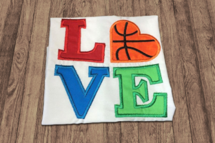 LOVE Basketball Applique Review