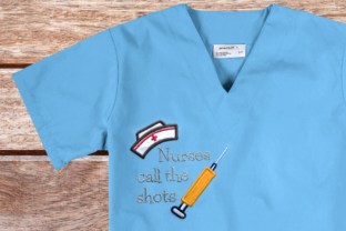 Nurses Call the Shots Applique